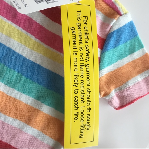 Gymboree Rainbow Stripe Pajamas 100% Cotton 2T - Picture 4 of 7
